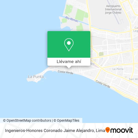 Mapa de Ingenieros-Honores Coronado Jaime Alejandro