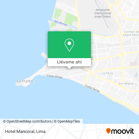 Mapa de Hotel Mancoral