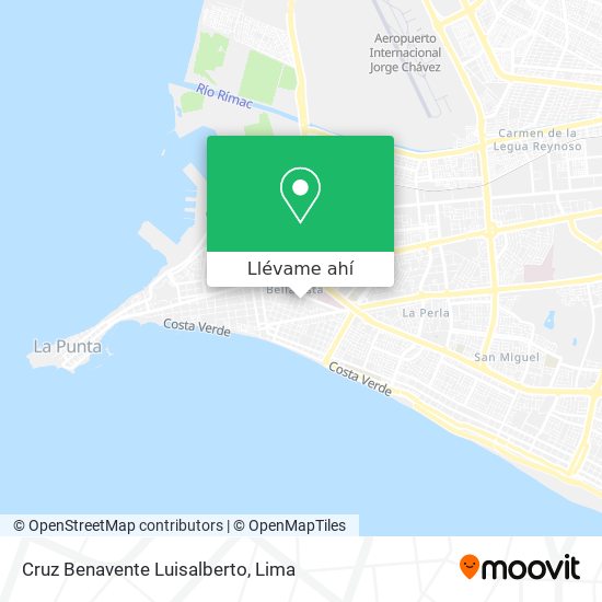 Mapa de Cruz Benavente Luisalberto