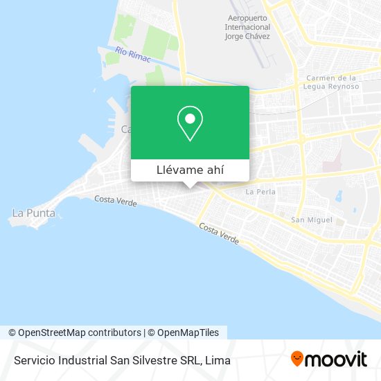 Mapa de Servicio Industrial San Silvestre SRL