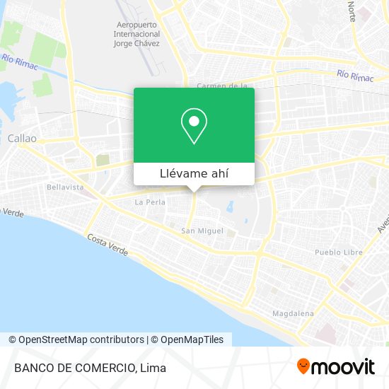 Mapa de BANCO DE COMERCIO