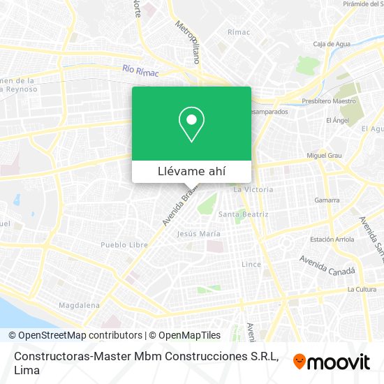 Mapa de Constructoras-Master Mbm Construcciones S.R.L