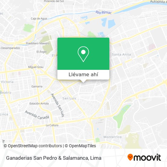 Mapa de Ganaderias San Pedro & Salamanca
