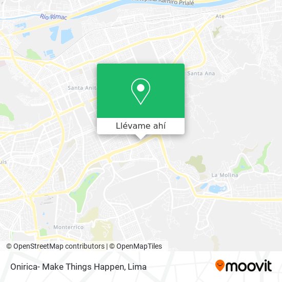 Mapa de Onirica- Make Things Happen