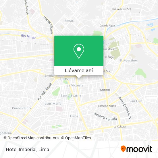 Mapa de Hotel Imperial