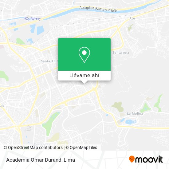 Mapa de Academia Omar Durand