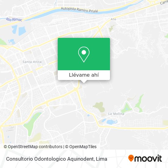 Mapa de Consultorio Odontologico Aquinodent