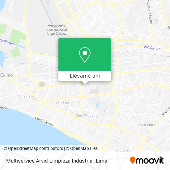 Mapa de Multiservice Arvid-Limpieza Industrial