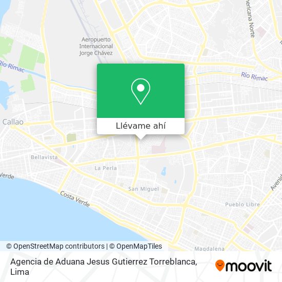Mapa de Agencia de Aduana Jesus Gutierrez Torreblanca