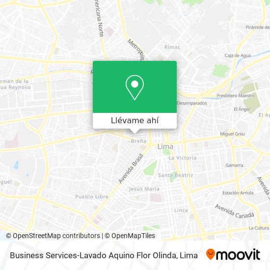 Mapa de Business Services-Lavado Aquino Flor Olinda