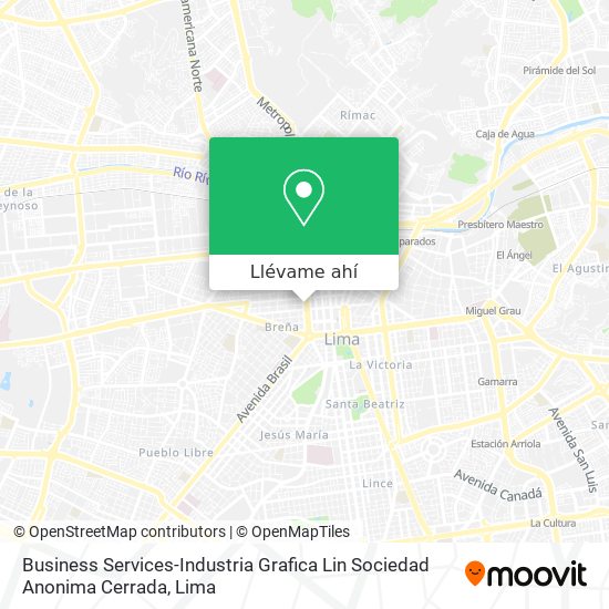 Mapa de Business Services-Industria Grafica Lin Sociedad Anonima Cerrada