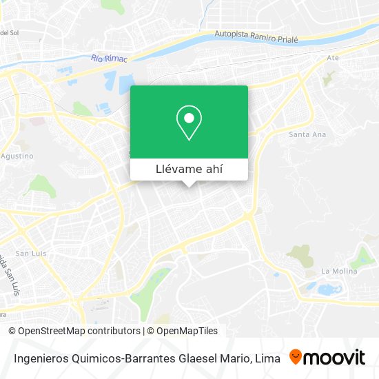 Mapa de Ingenieros Quimicos-Barrantes Glaesel Mario