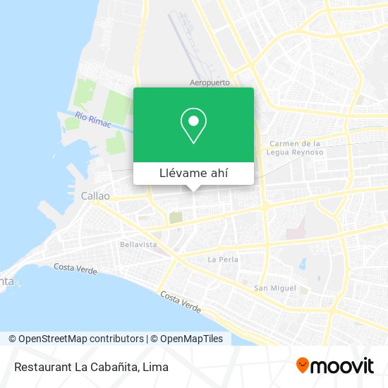 Mapa de Restaurant La Cabañita