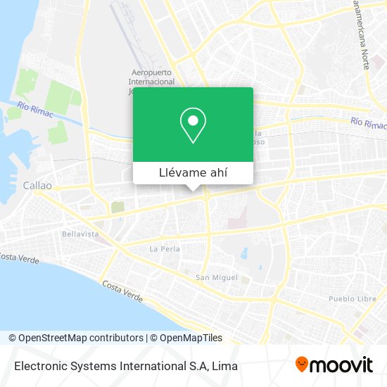 Mapa de Electronic Systems International S.A