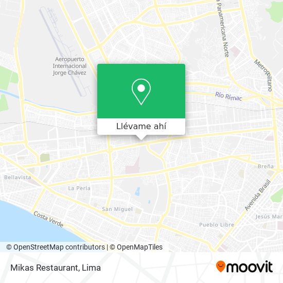 Mapa de Mikas Restaurant
