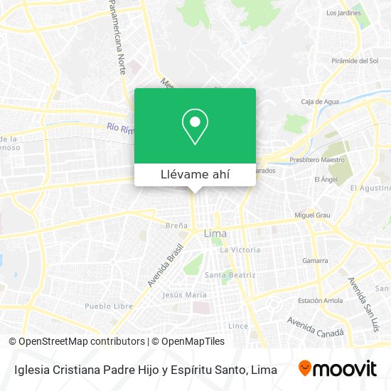 Mapa de Iglesia Cristiana Padre Hijo y Espíritu Santo