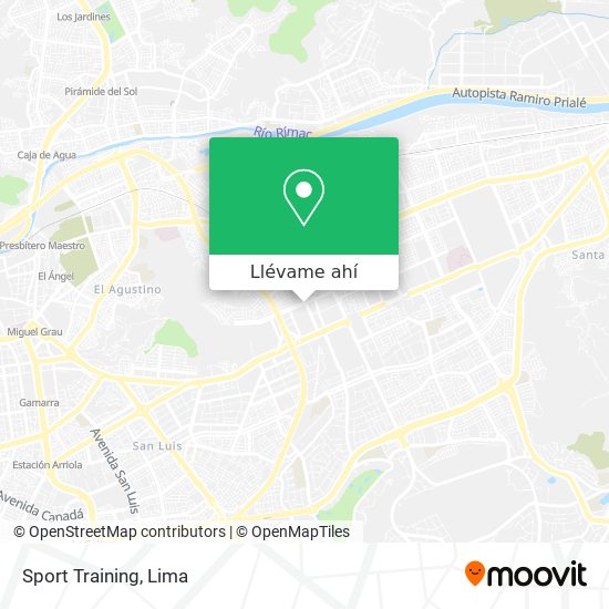 Mapa de Sport Training