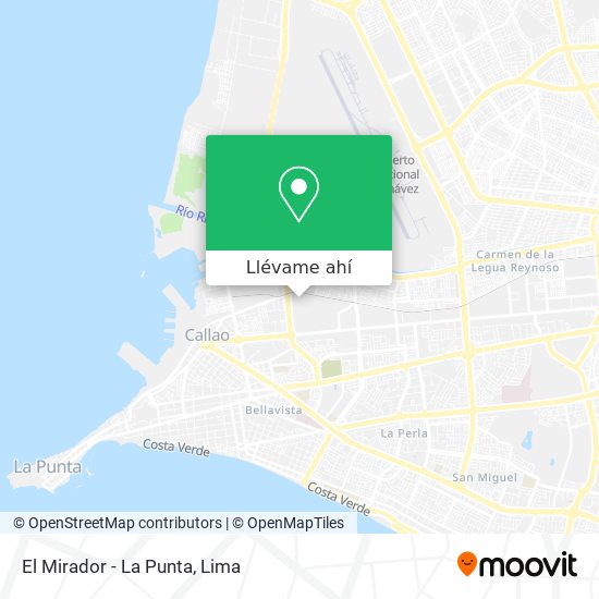 Mapa de El Mirador - La Punta