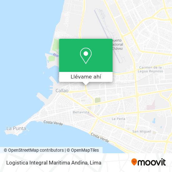 Mapa de Logistica Integral Maritima Andina