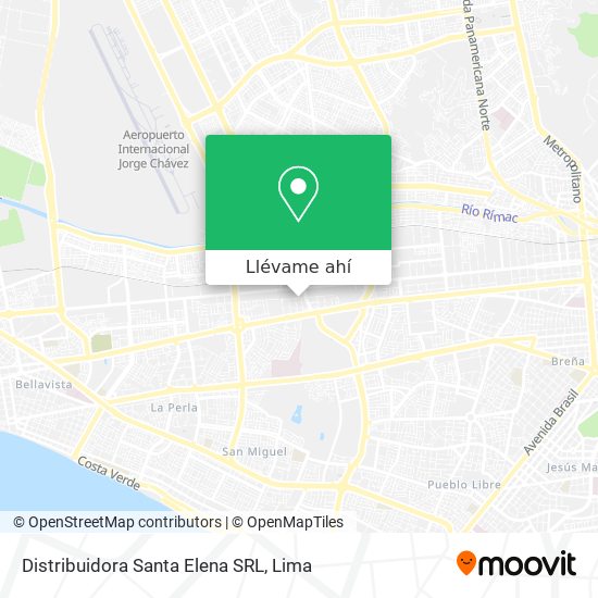 Mapa de Distribuidora Santa Elena SRL