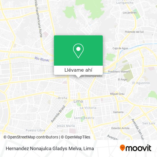 Mapa de Hernandez Nonajulca Gladys Melva