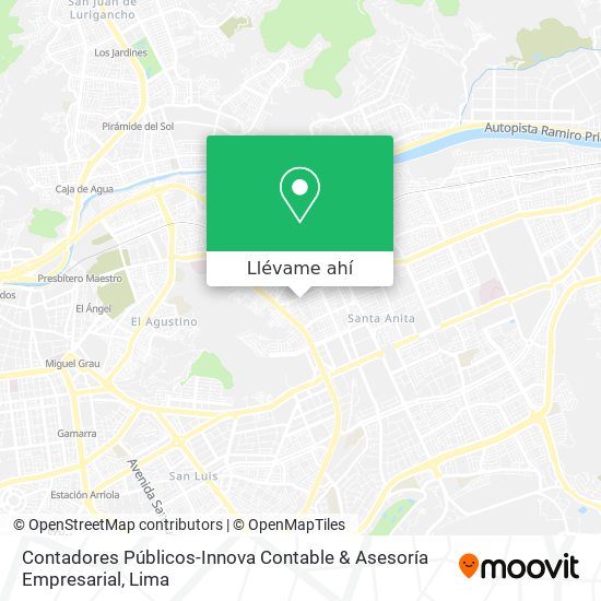 Mapa de Contadores Públicos-Innova Contable & Asesoría Empresarial