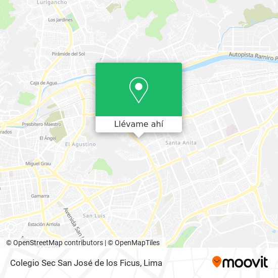 Mapa de Colegio Sec San José de los Ficus