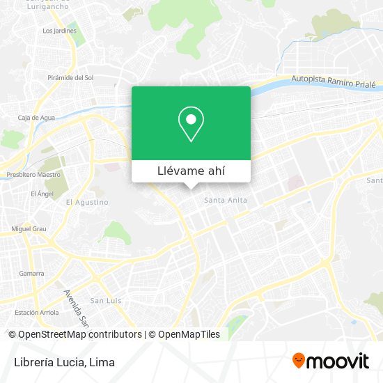 Mapa de Librería Lucia