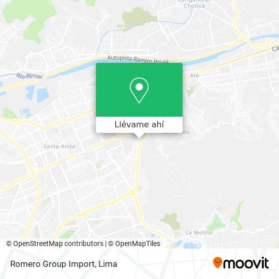 Mapa de Romero Group Import