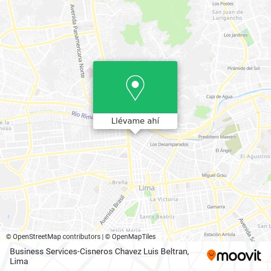 Mapa de Business Services-Cisneros Chavez Luis Beltran