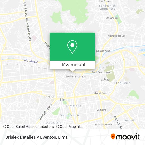 Mapa de Brialex Detalles y Eventos