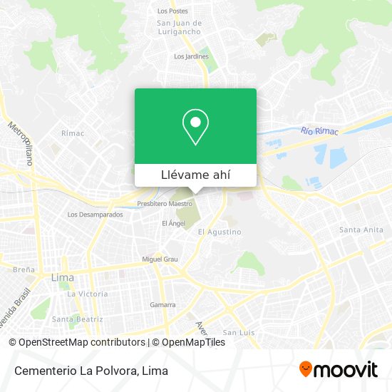 Mapa de Cementerio La Polvora