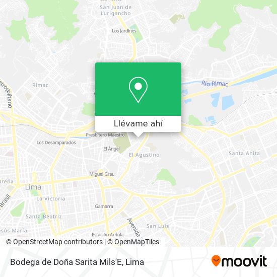 Mapa de Bodega de Doña Sarita Mils'E