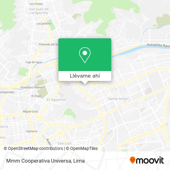 Mapa de Mmm Cooperativa Universa