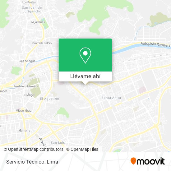 Mapa de Servicio Técnico