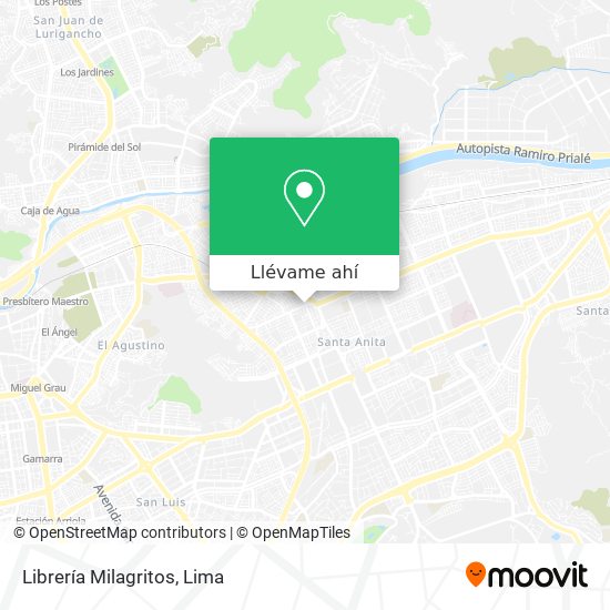 Mapa de Librería Milagritos