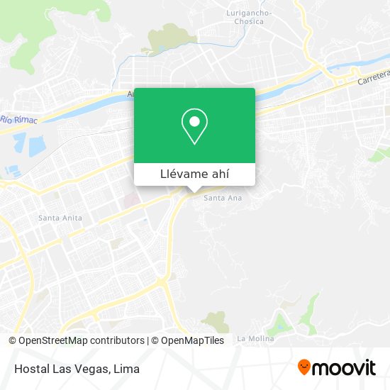 Mapa de Hostal Las Vegas
