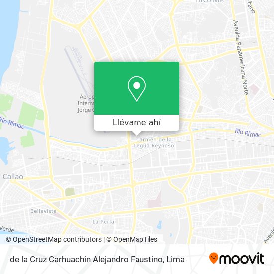 Mapa de de la Cruz Carhuachin Alejandro Faustino
