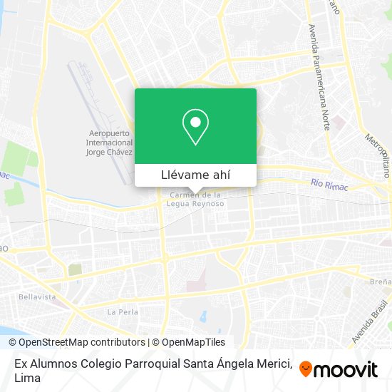 Mapa de Ex Alumnos Colegio Parroquial Santa Ángela Merici