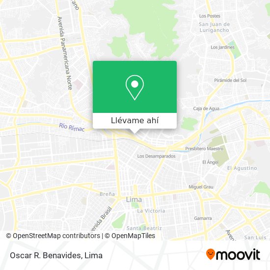 Mapa de Oscar R. Benavides