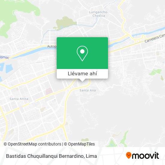 Mapa de Bastidas Chuquillanqui Bernardino