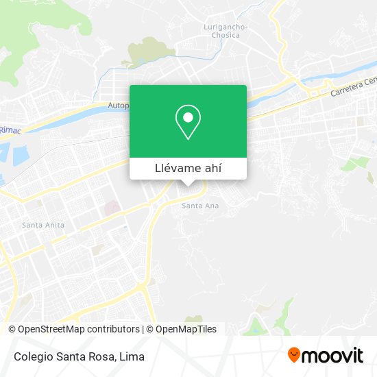 Mapa de Colegio Santa Rosa