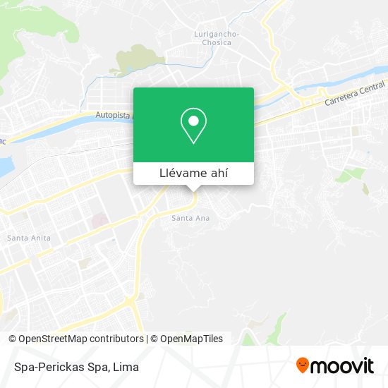 Mapa de Spa-Perickas Spa