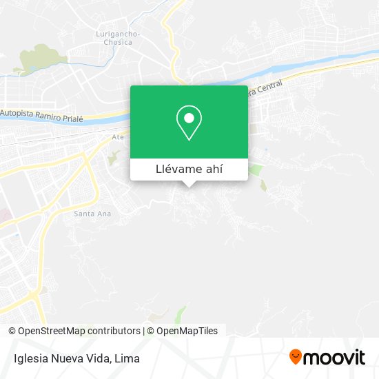 Mapa de Iglesia Nueva Vida