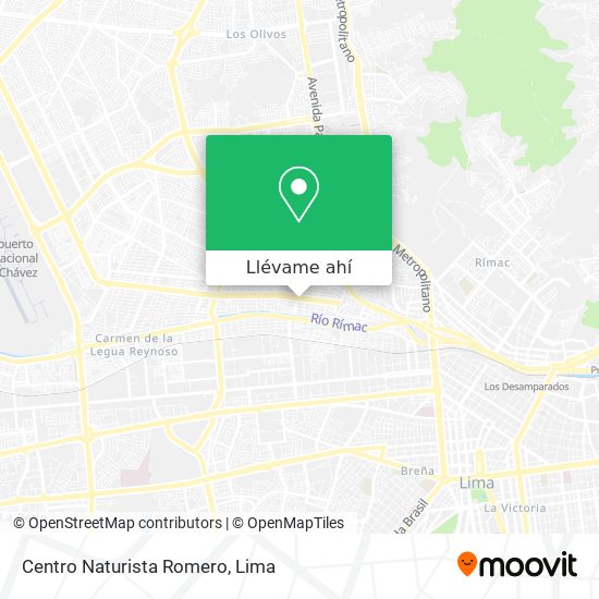 Mapa de Centro Naturista Romero