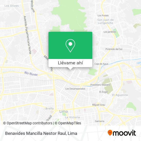 Mapa de Benavides Mancilla Nestor Raul