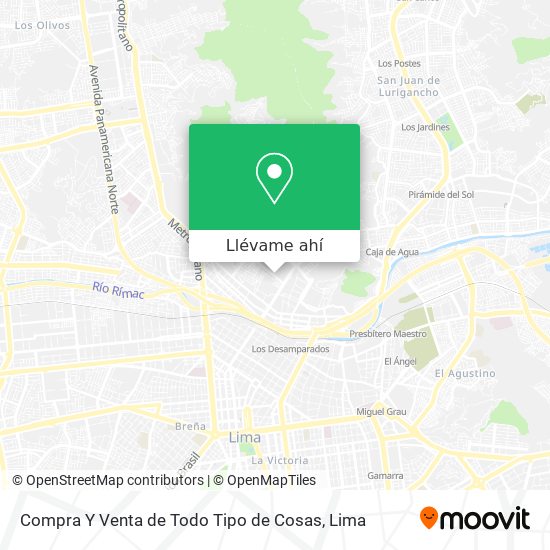 Mapa de Compra Y Venta de Todo Tipo de Cosas