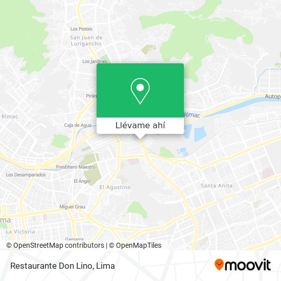 Mapa de Restaurante Don Lino