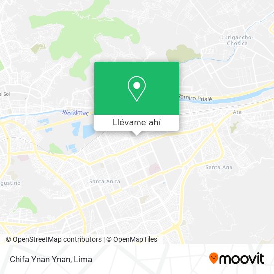 Mapa de Chifa Ynan Ynan