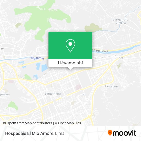 Mapa de Hospedaje El Mio Amore